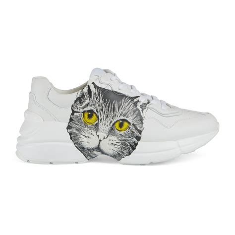 gucci cat trainers